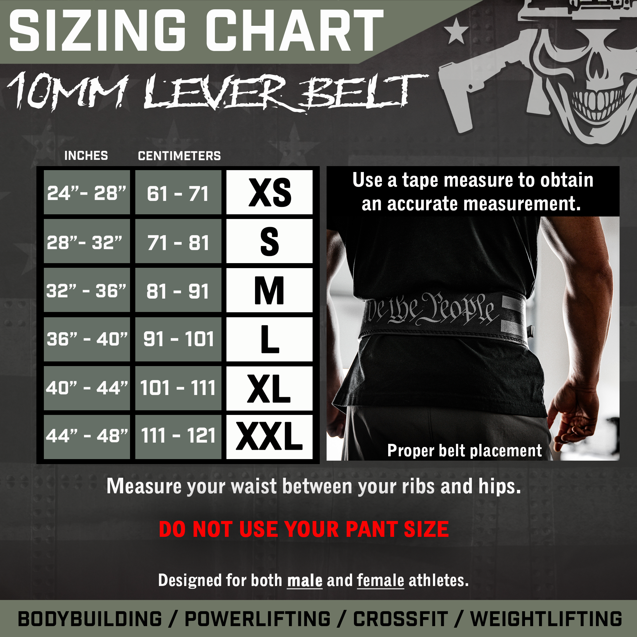 Assault Belt: 10mm Lever Weightlifting Belt