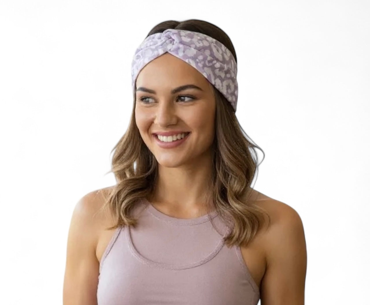 Orchid Leopard Headband