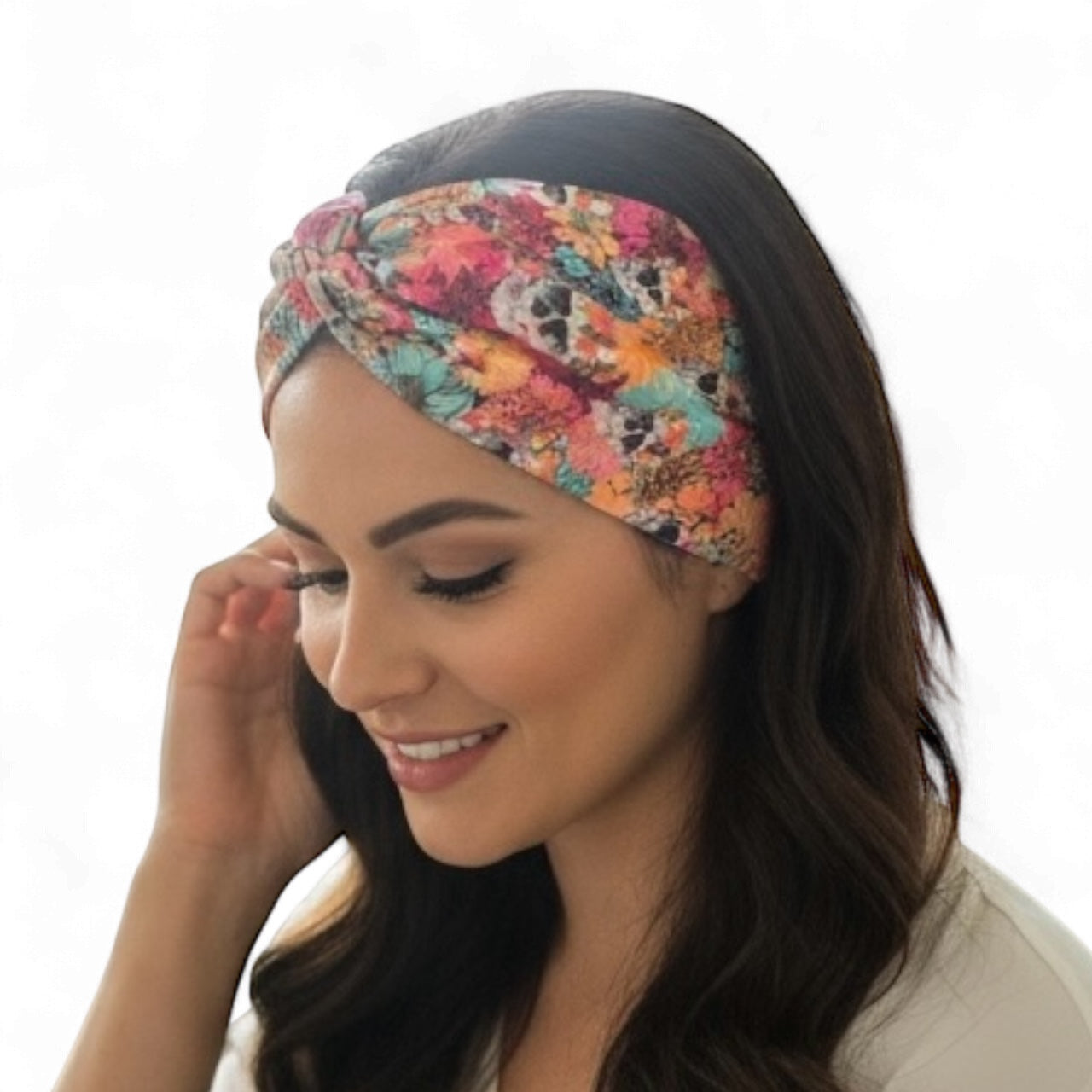 Tropical Skulls Headband