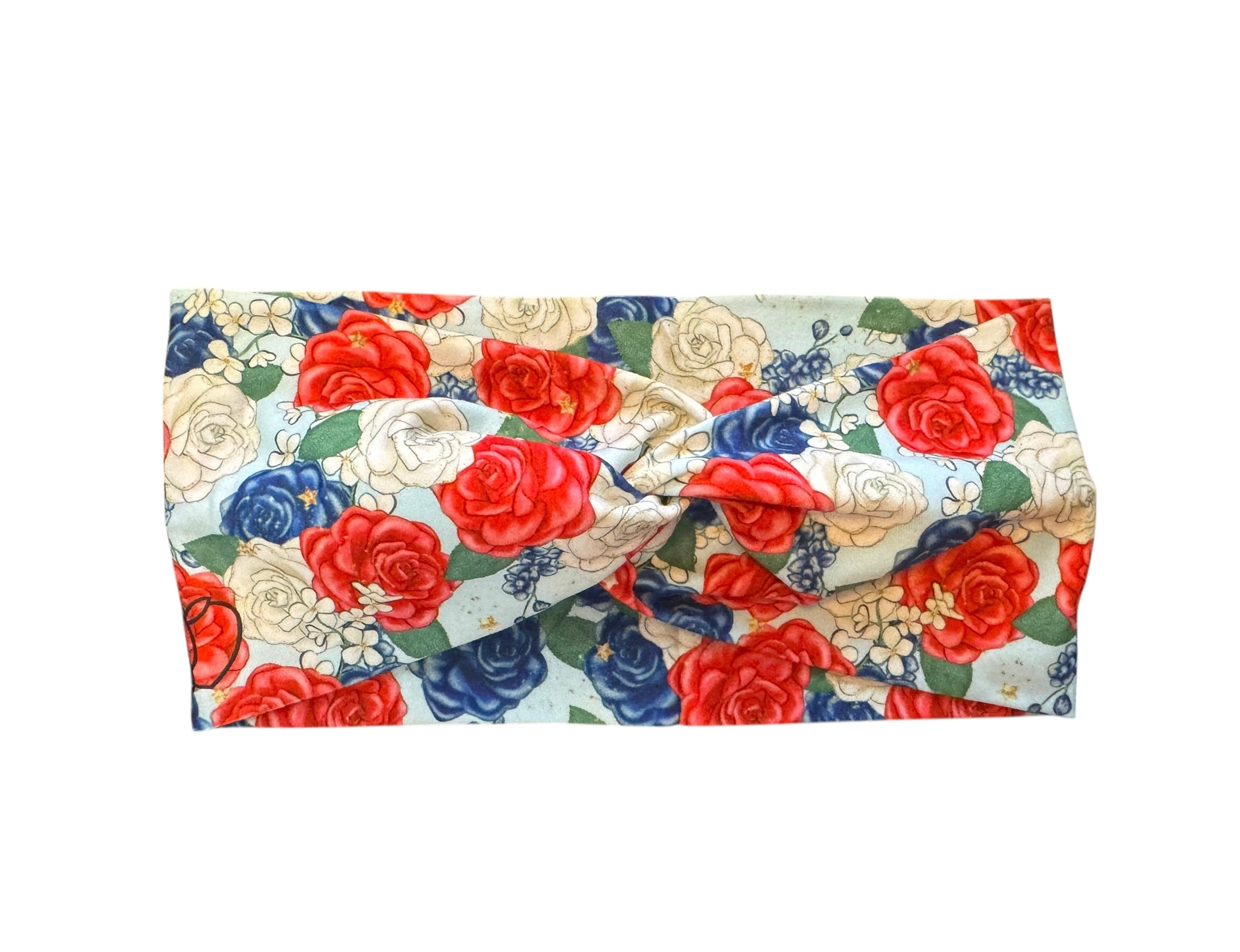 Patriotic Roses Headband