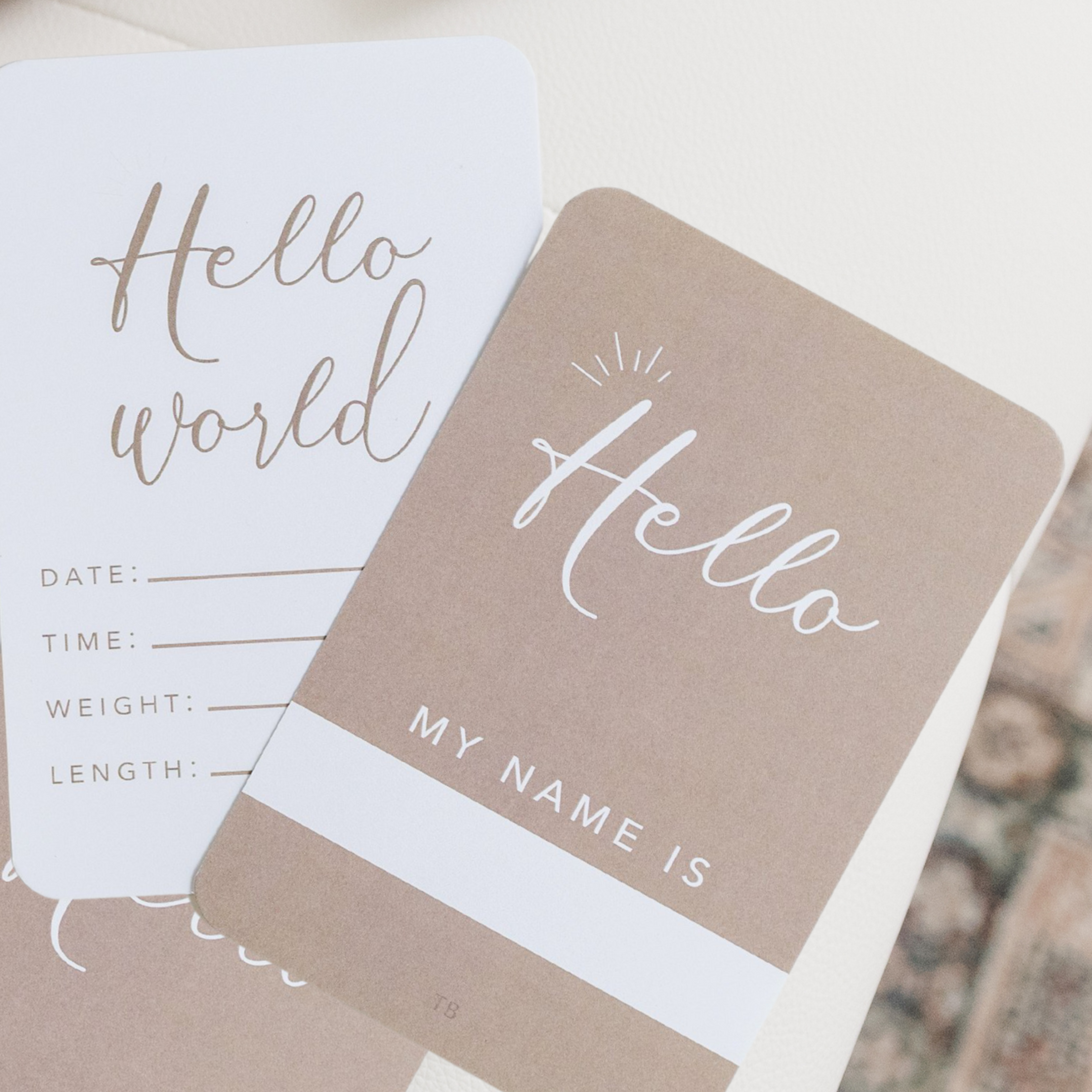 Modern Baby Milestone Cards
