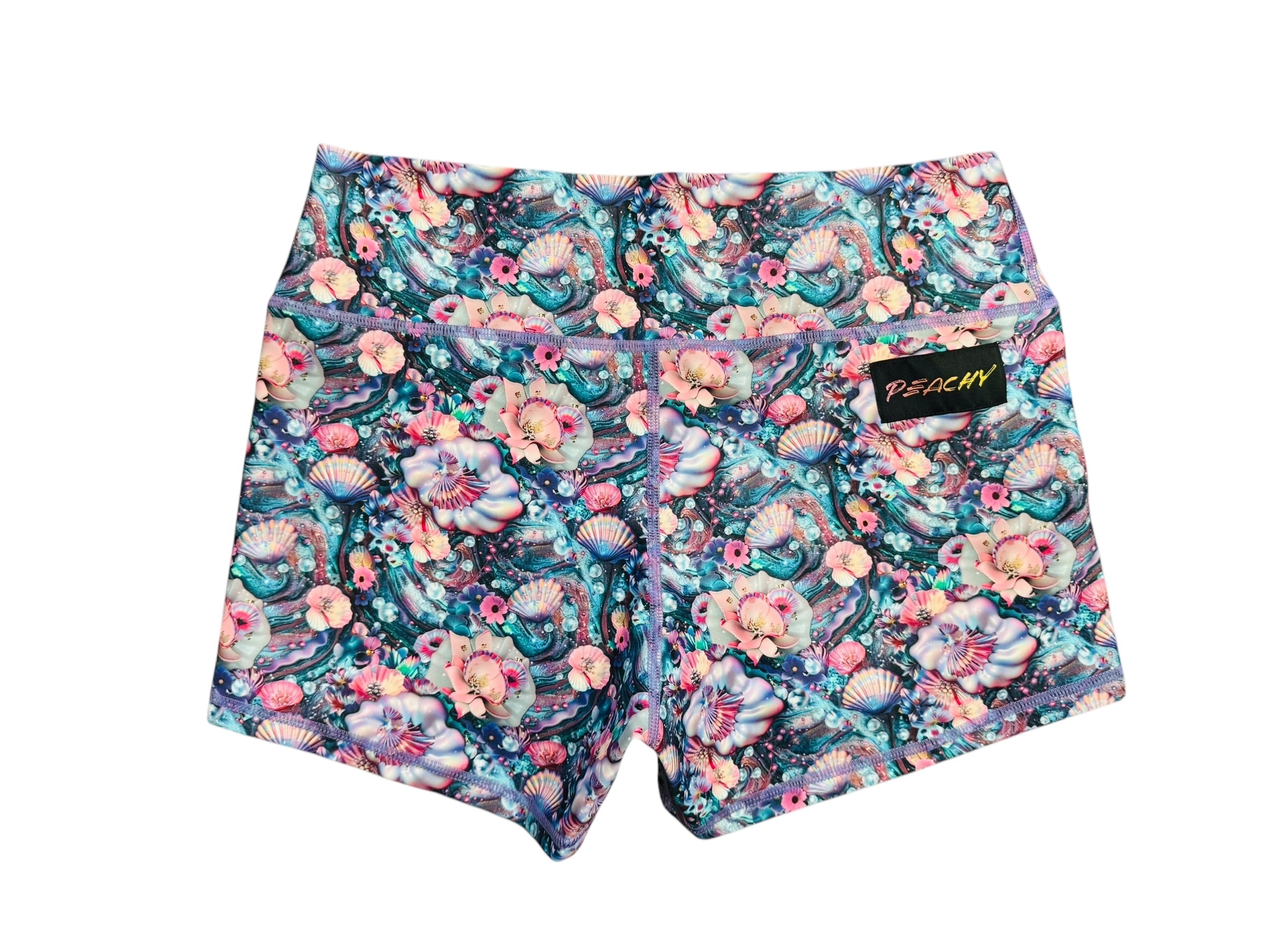 Shimmering Seashells Shorts - Unicorn Collection