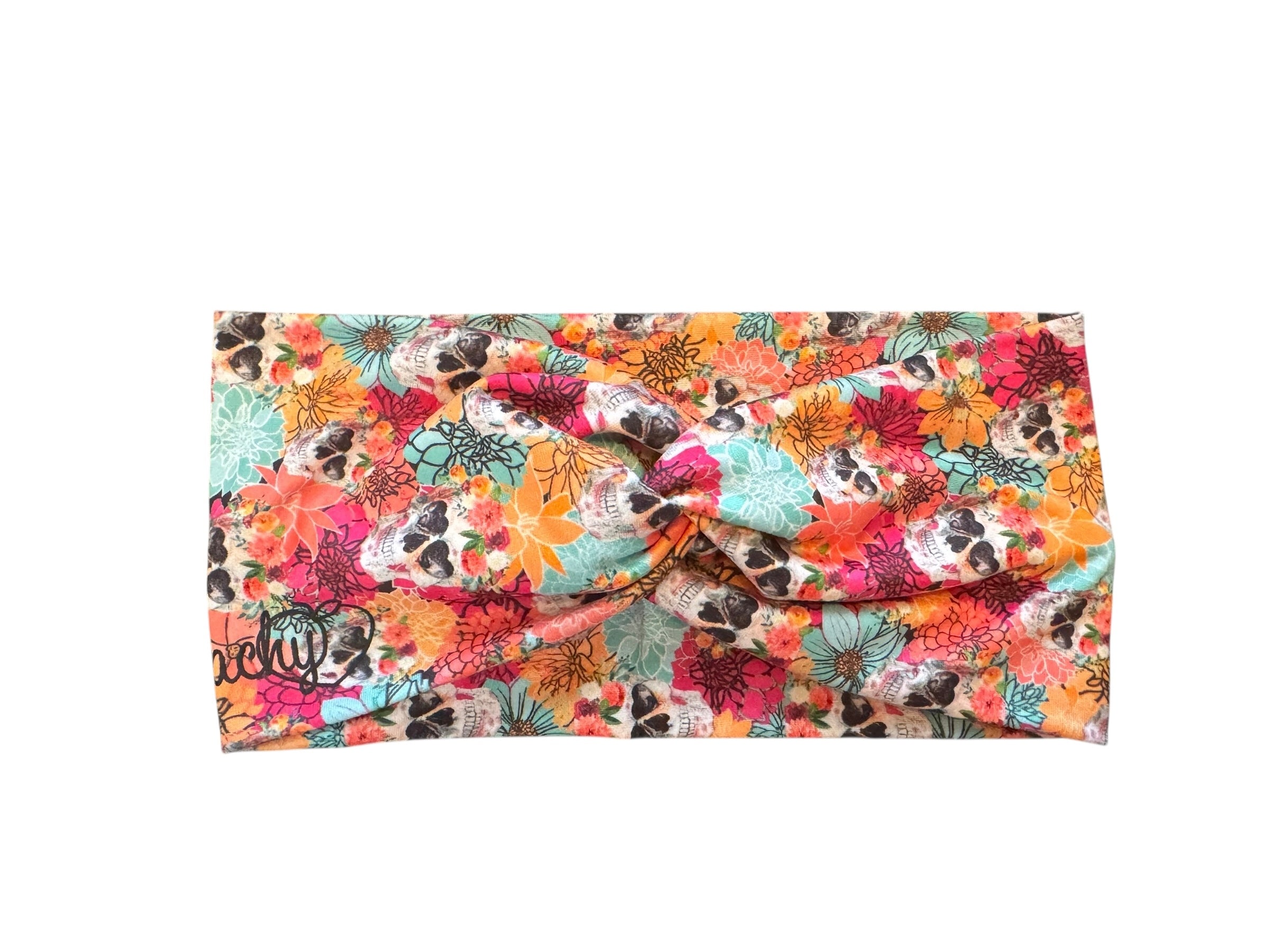 Tropical Skulls Headband