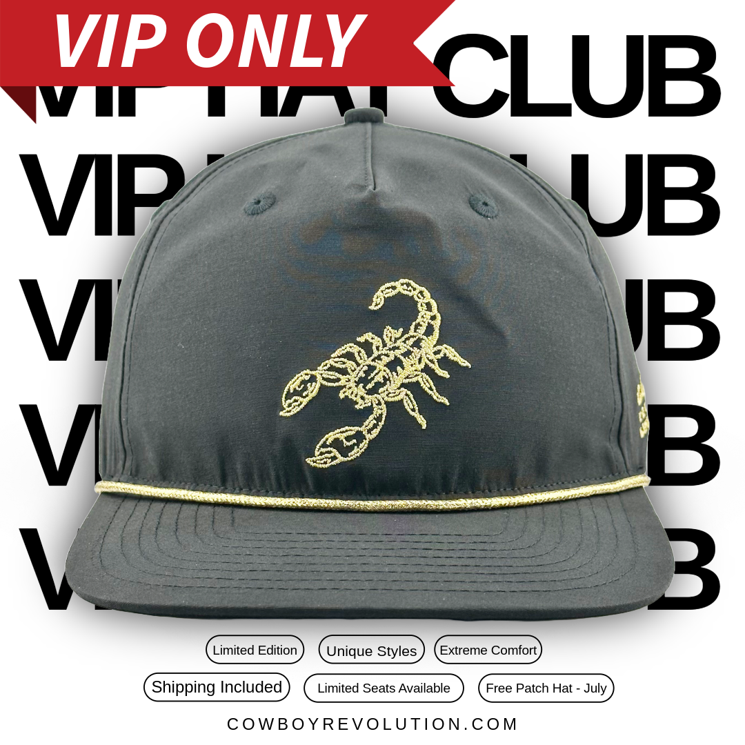 "Golden Scorpion" Limited Edition Grandpa Rope Hat