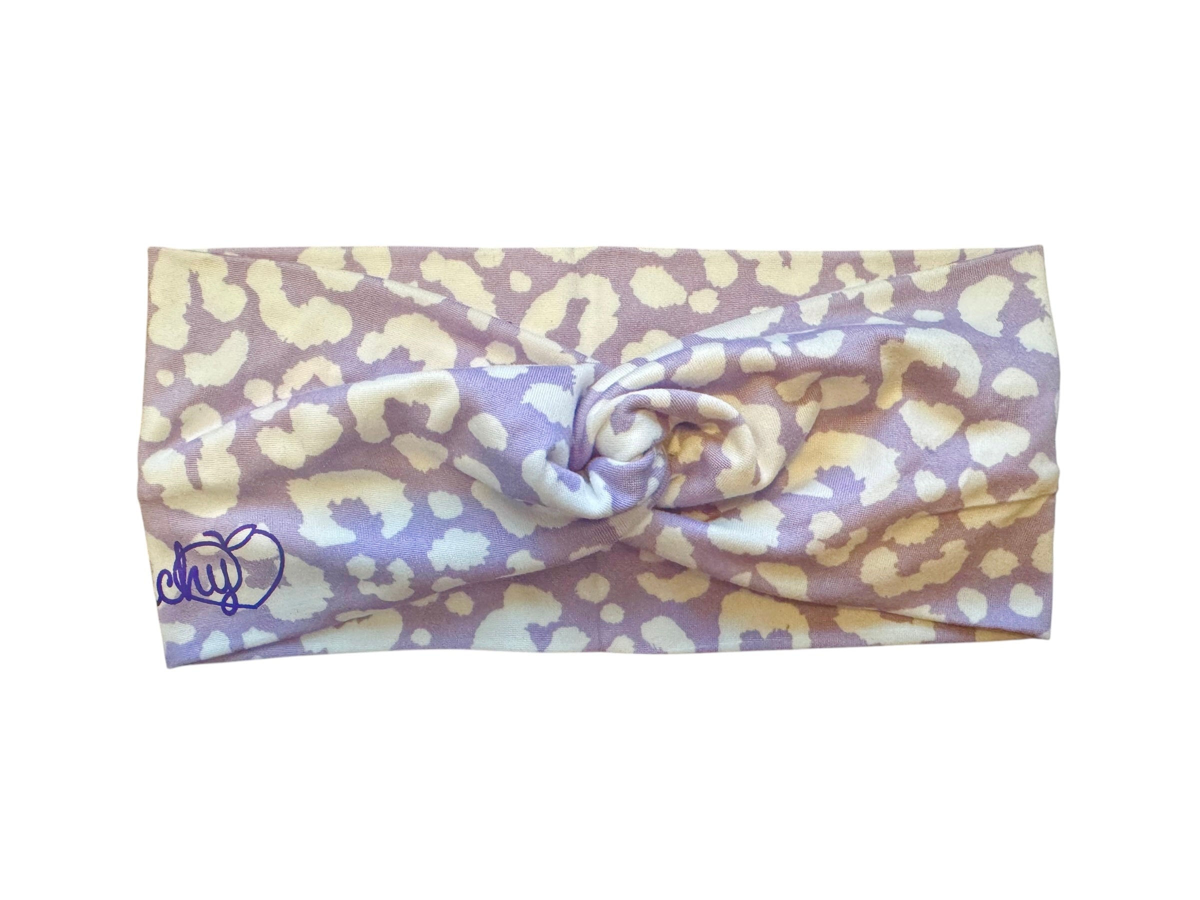 Orchid Leopard Headband