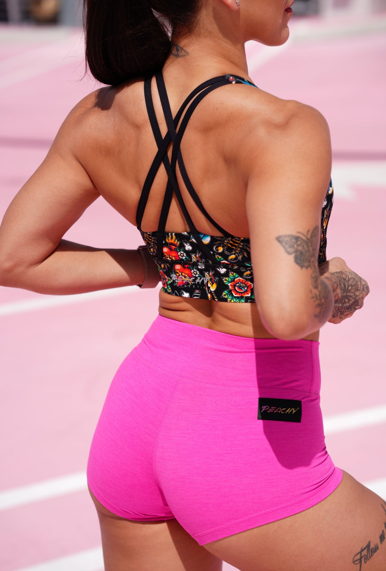 Emerald Longline Sports Bra - Tatted and Torn