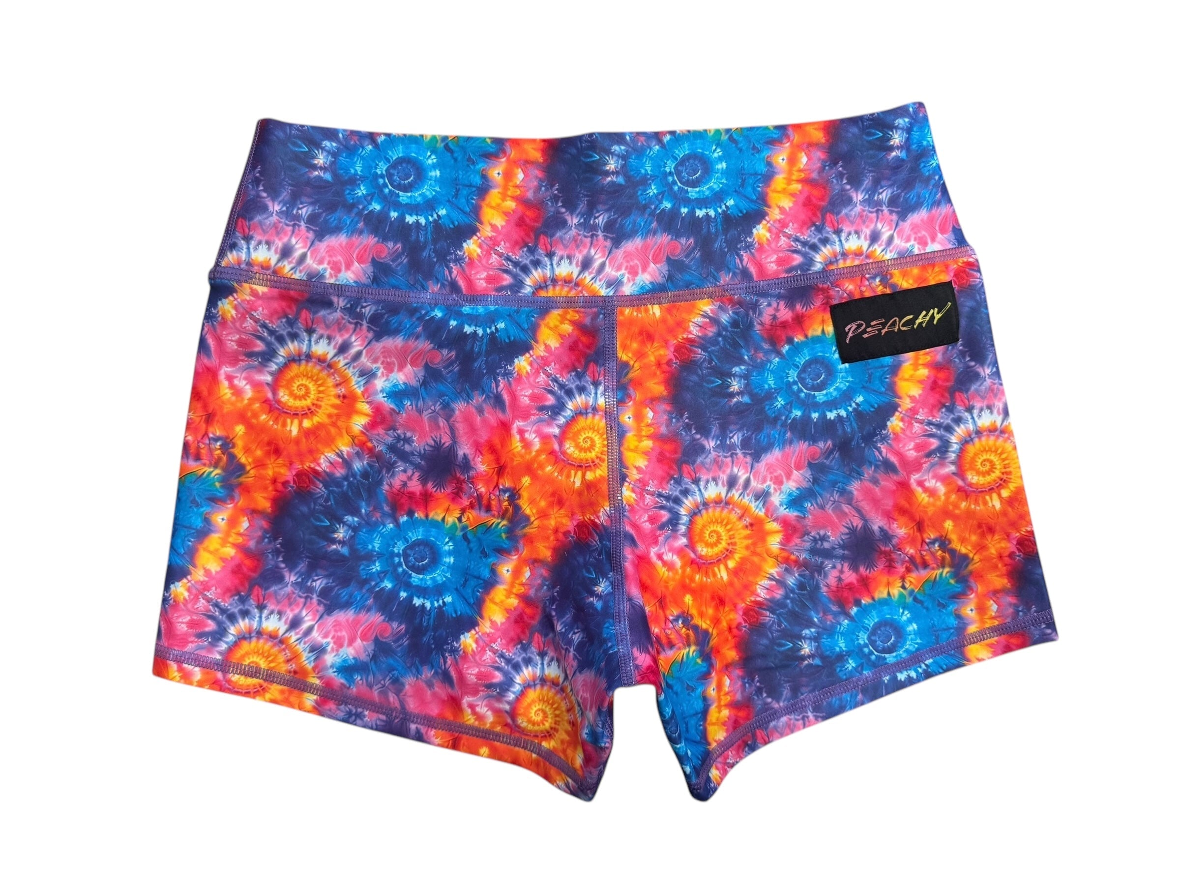Punchy Tie Dye Shorts - Unicorn Collection