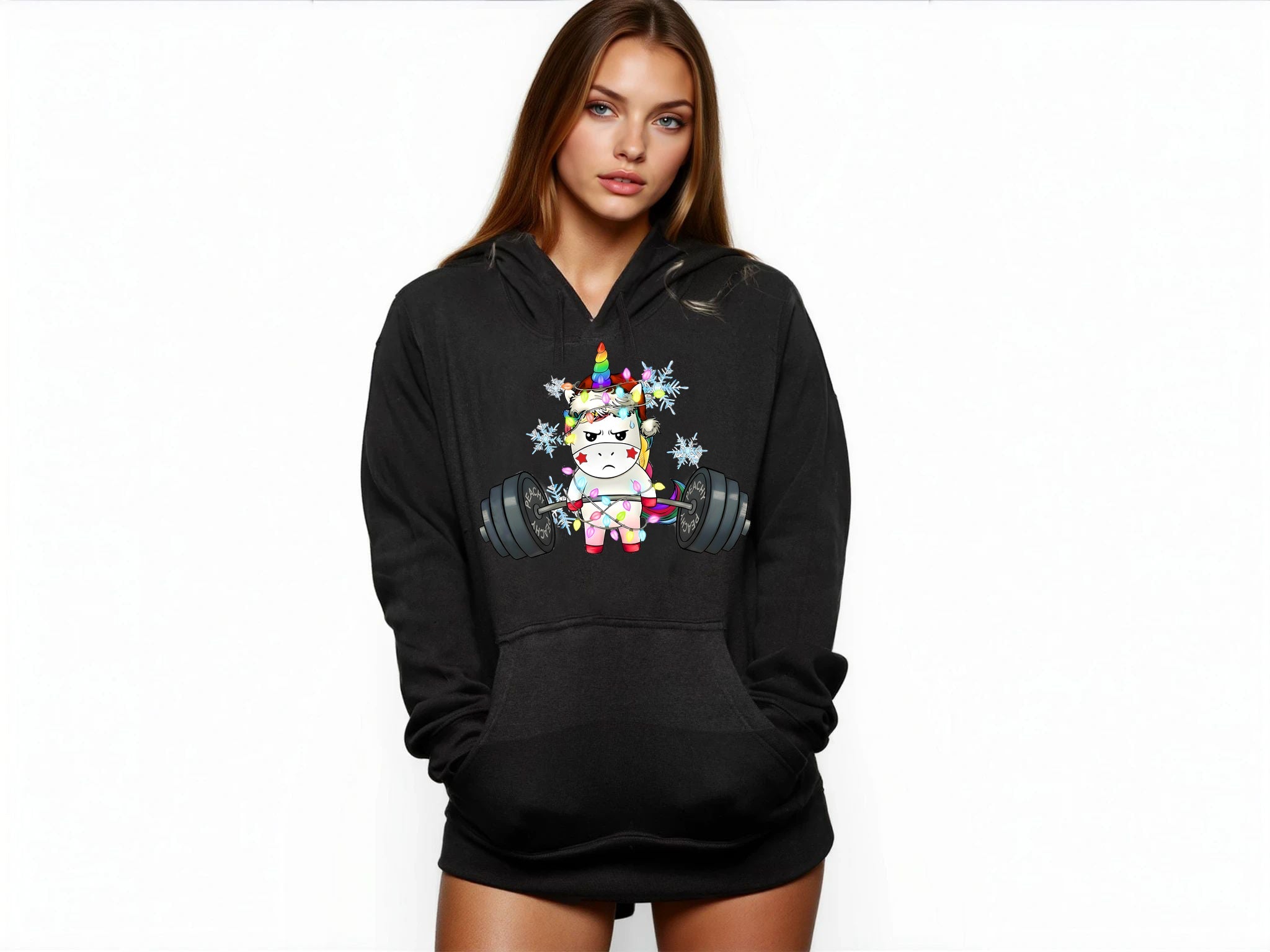 Merry Muscles Unicorn Hoodie
