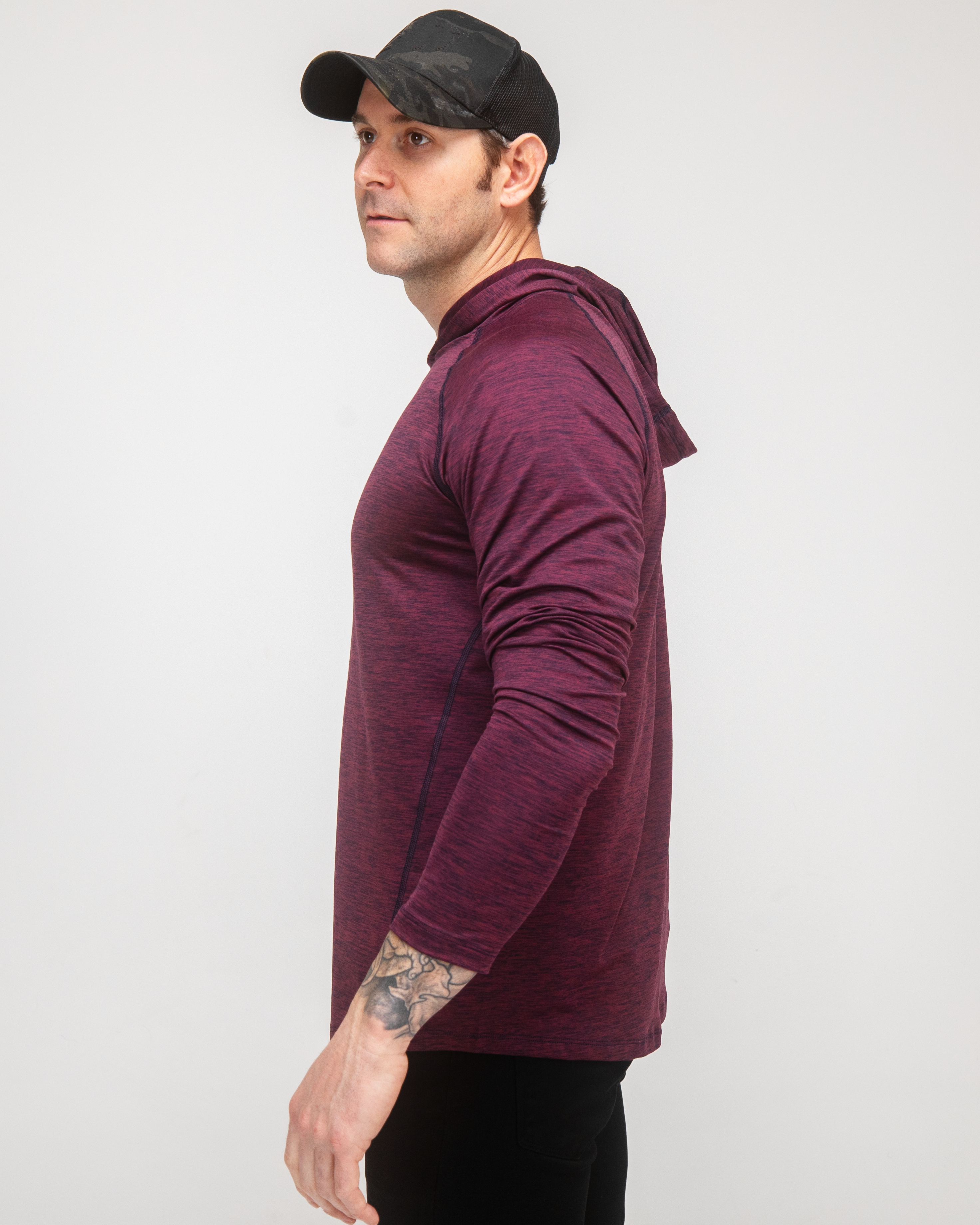 Performance Hoodie (Burgundy)