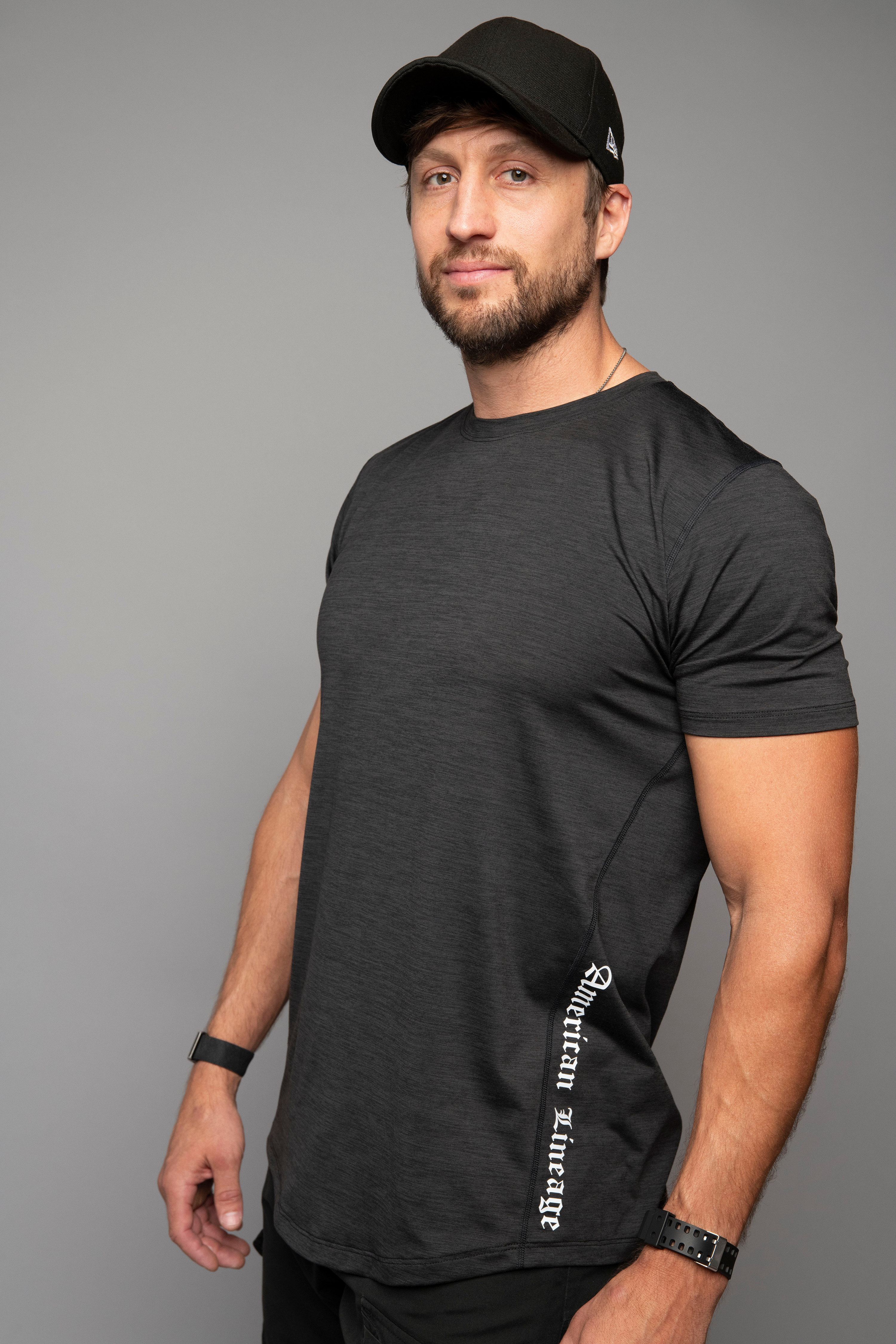 Athleisure Tee (Dark Grey)