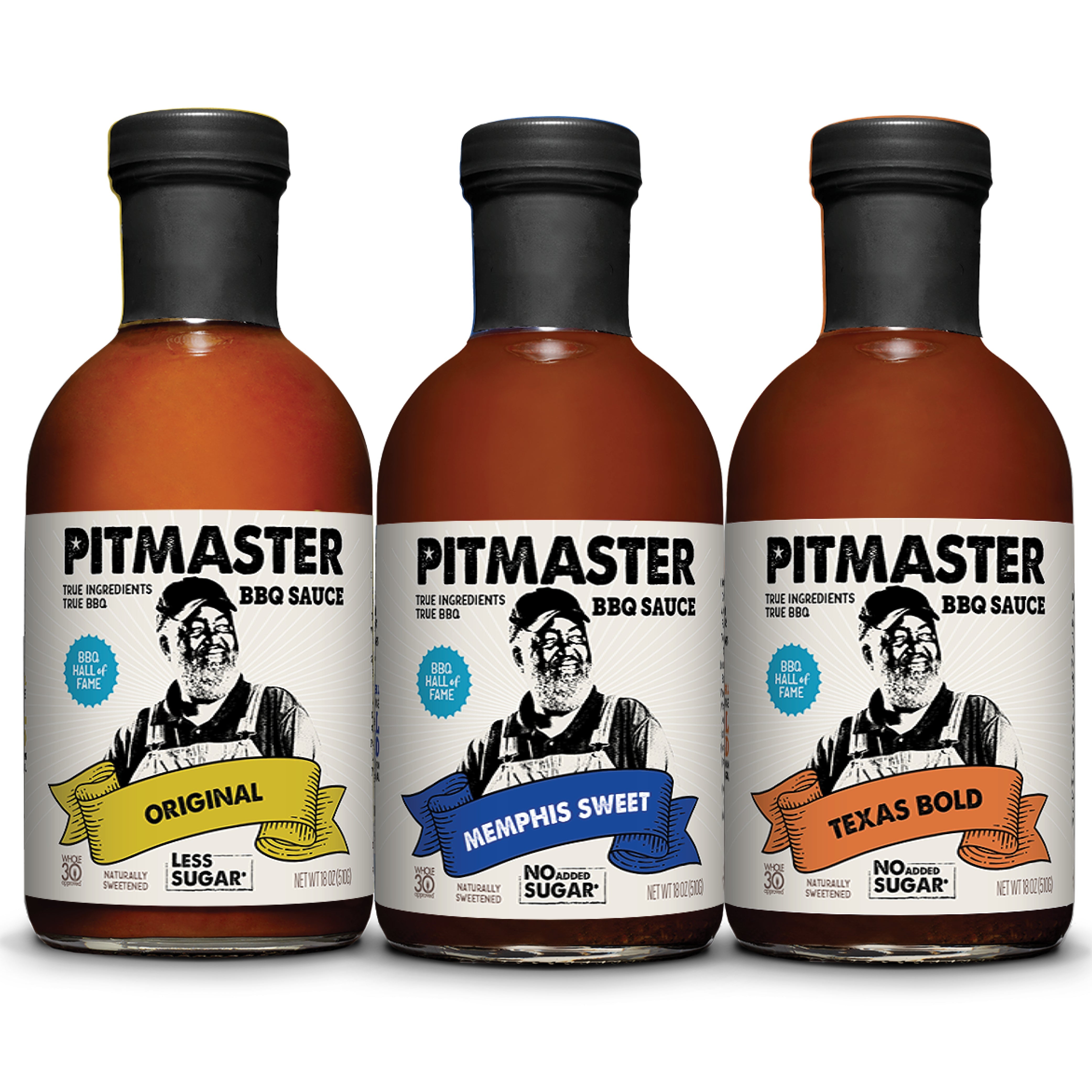 Pitmaster Ed Mitchell Western-Style BBQ Sauce Variety 3-Pack