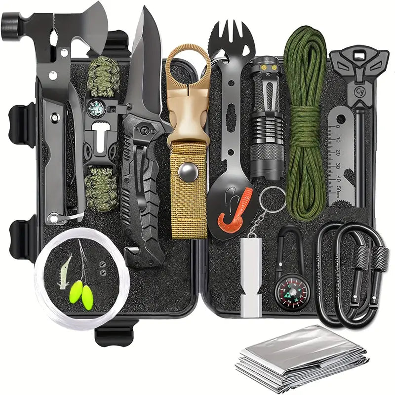 Ultimate 27-Piece Emergency Survival Kit
