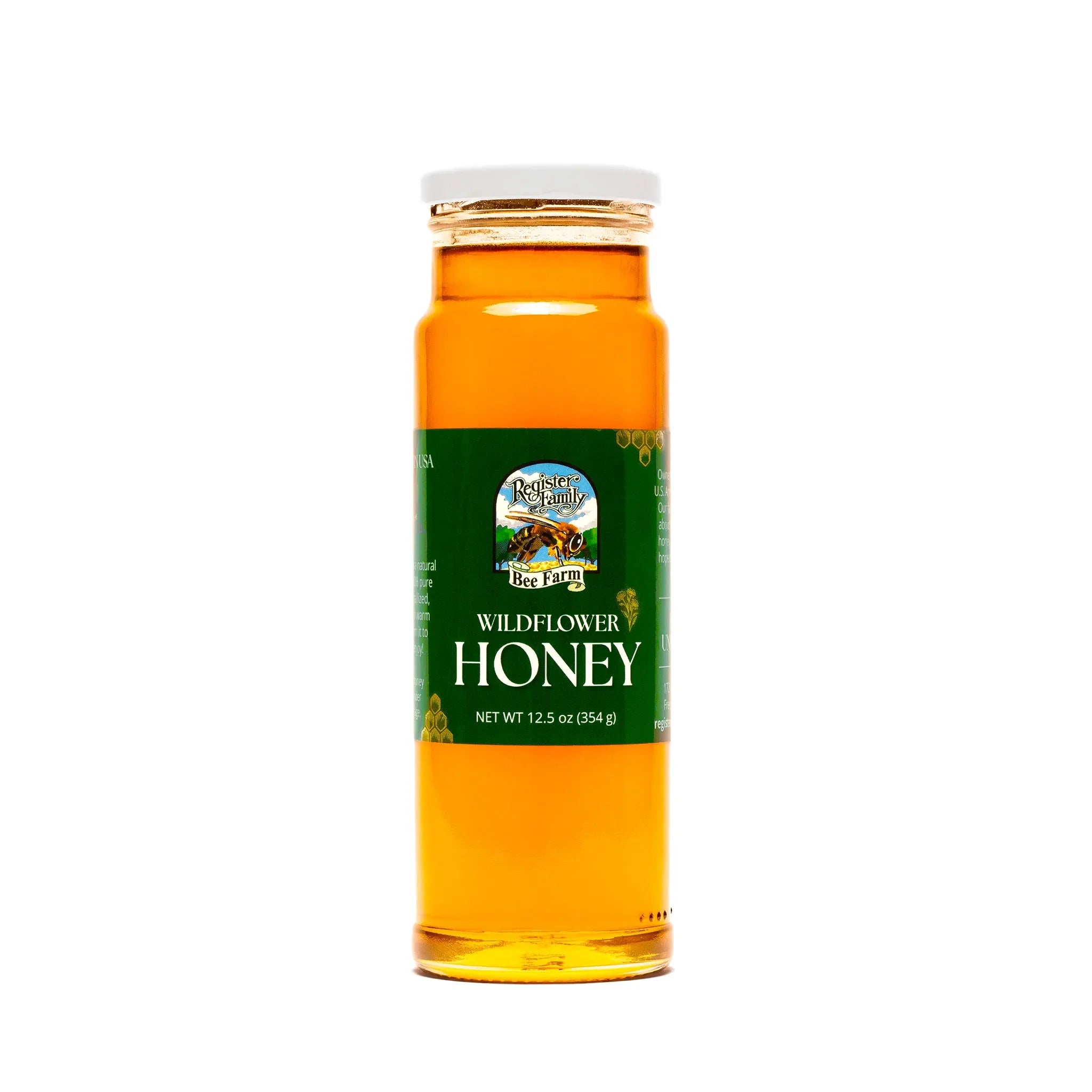 Wildflower Honey Glass Jar 12.5