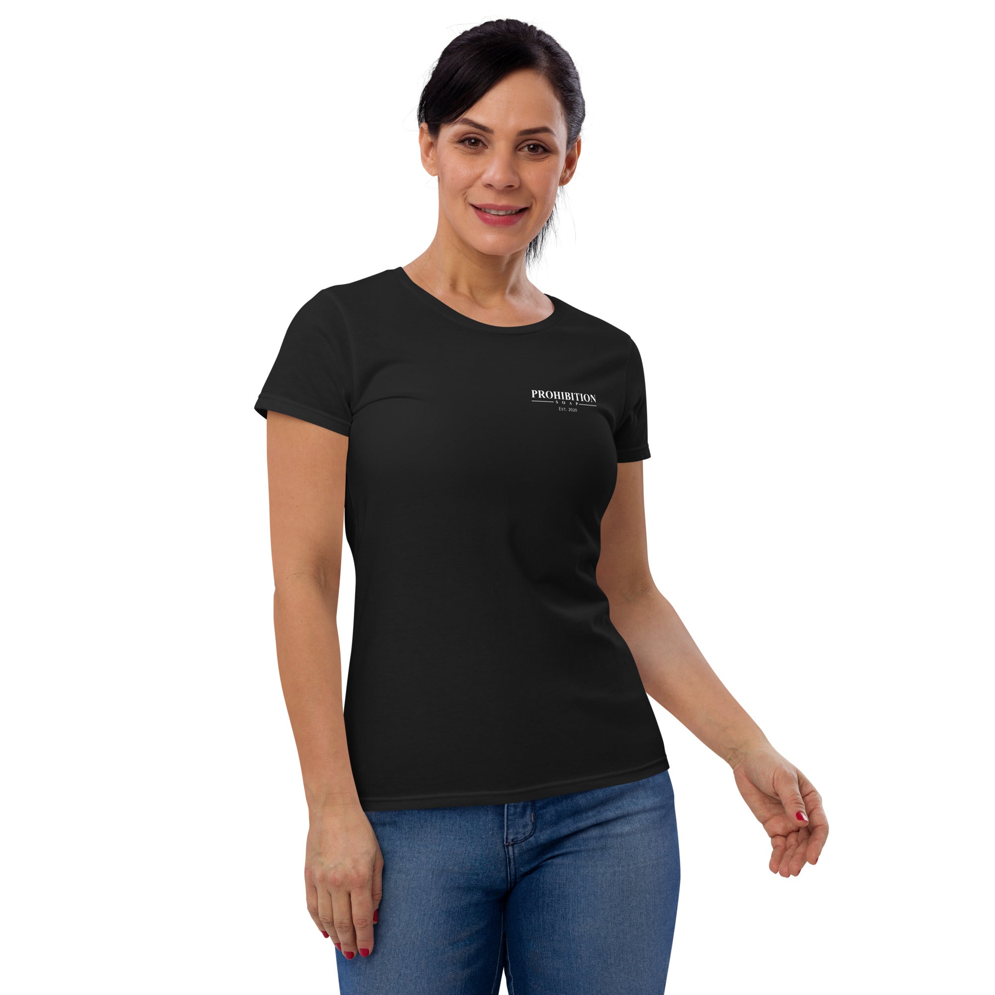 Women's Classic Prohibition Soap Logo Fitted T-shirt